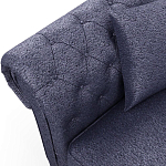 Мебельная ткань Шенилл синий цвет 138 см T4-33 варинант исполнения - 7 | Loft Concept в Барнауле