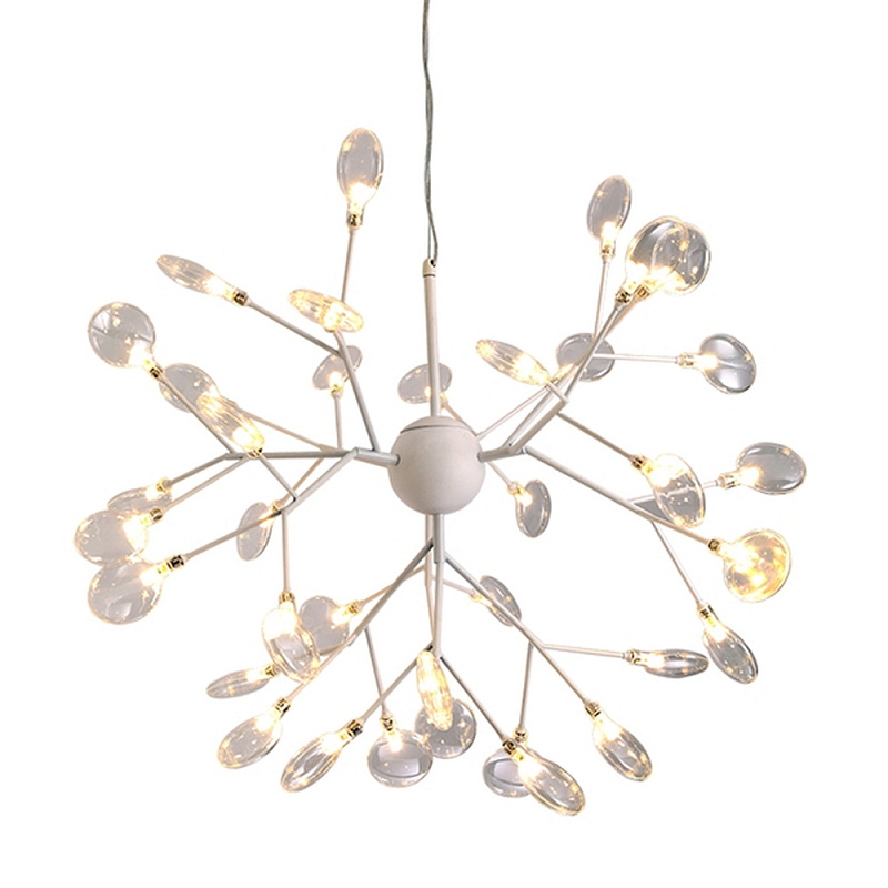 Люстра Jenell Lamp Белый Прозрачный Люстра Jenell Lamp Белый Прозрачный в Барнауле | Loft Concept