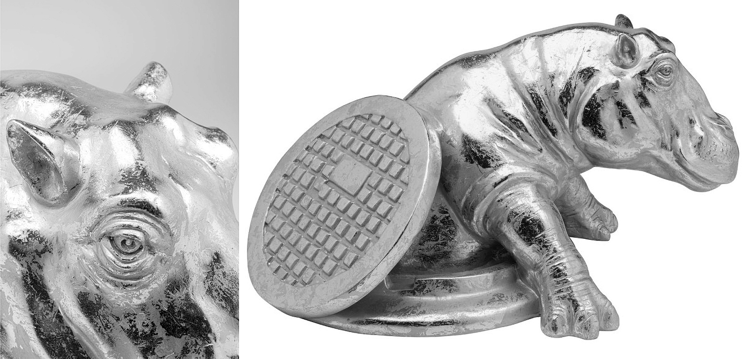 Статуэтка Chrome Hippo - Loft-Concept в Барнауле