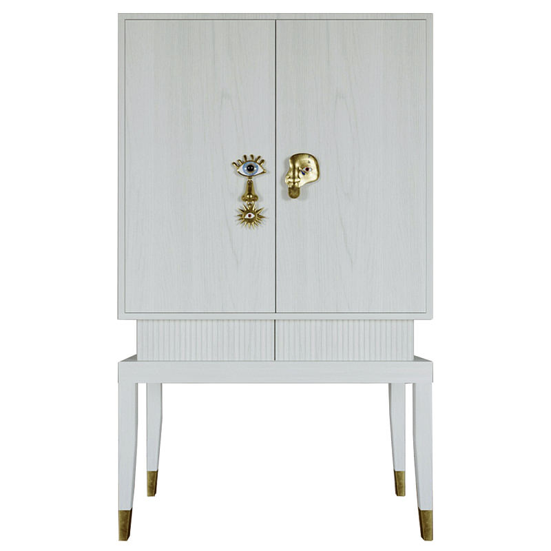 Кабинетный шкаф Elsa Dreams White с 2-мя ящиками Белый в Барнауле | Loft Concept 