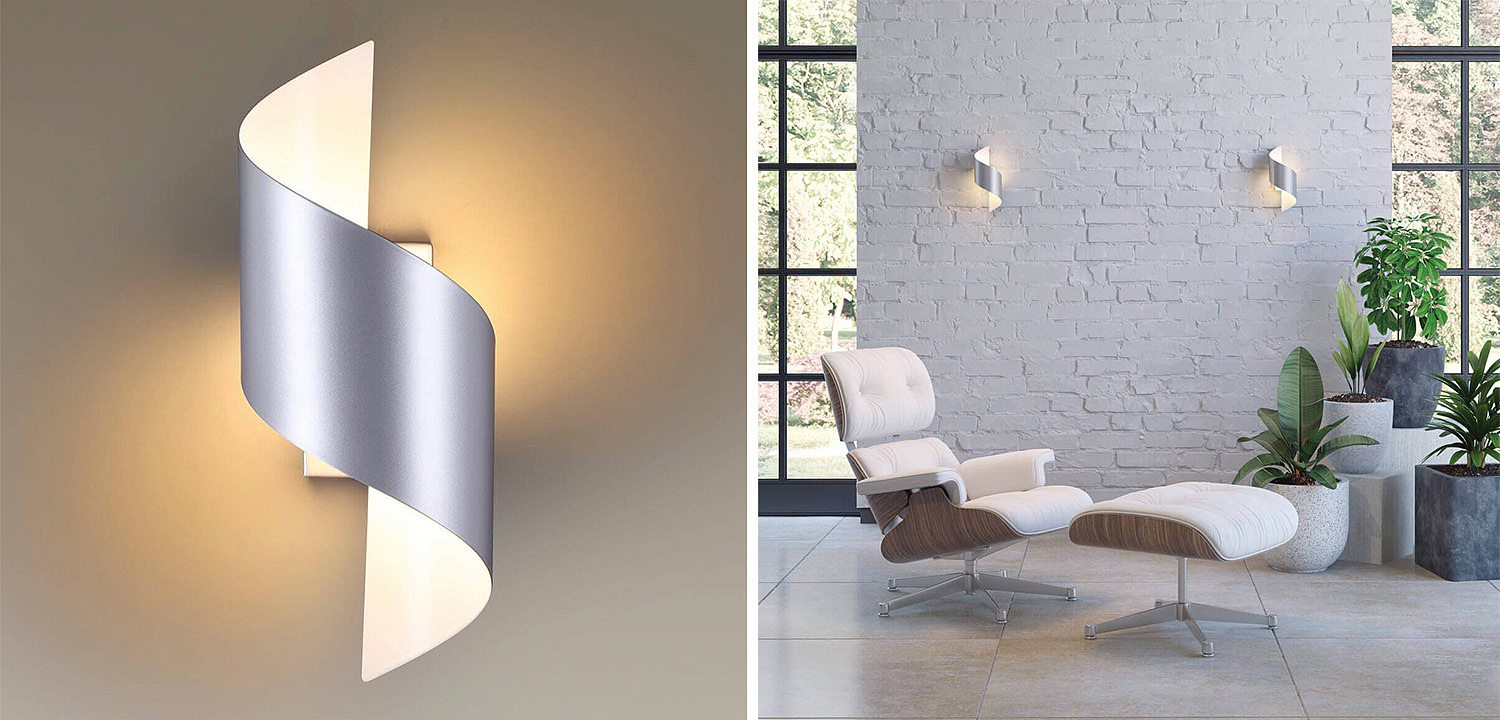 Бра Silver Locken Wall Lamp Бра Silver Locken Wall Lamp - Loft-Concept в Барнауле