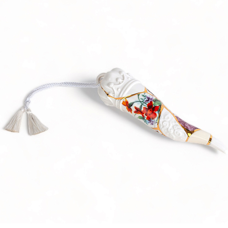 Статуэтка Seletti Lucky Horn Белый Золотой Мульти Статуэтка Seletti Lucky Horn Белый Золотой Мульти в Барнауле | Loft Concept
