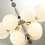 Люстра со вставками из керамики SkyEast 12 ламп варинант исполнения - 3 | Loft Concept в Барнауле