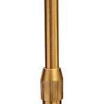 Торшер с мраморным столиком и золотым плафоном Ezio Floor Lamp варинант исполнения - 3 | Loft Concept в Барнауле