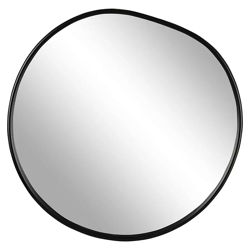 Зеркало круглое с асимметрией Light Reflection Черный Зеркало круглое с асимметрией Light Reflection Черный в Барнауле | Loft Concept