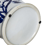Ваза с крышкой и синим цветочным узором Blue & White Ornament  варинант исполнения - 4 | Loft Concept в Барнауле