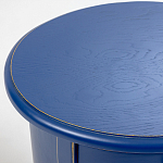 Синяя тумба на фигурных ножках Shelby варинант исполнения - 4 | Loft Concept в Барнауле
