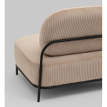 Диван Стоун велюр рельефный бежевый варинант исполнения - 4 | Loft Concept в Барнауле