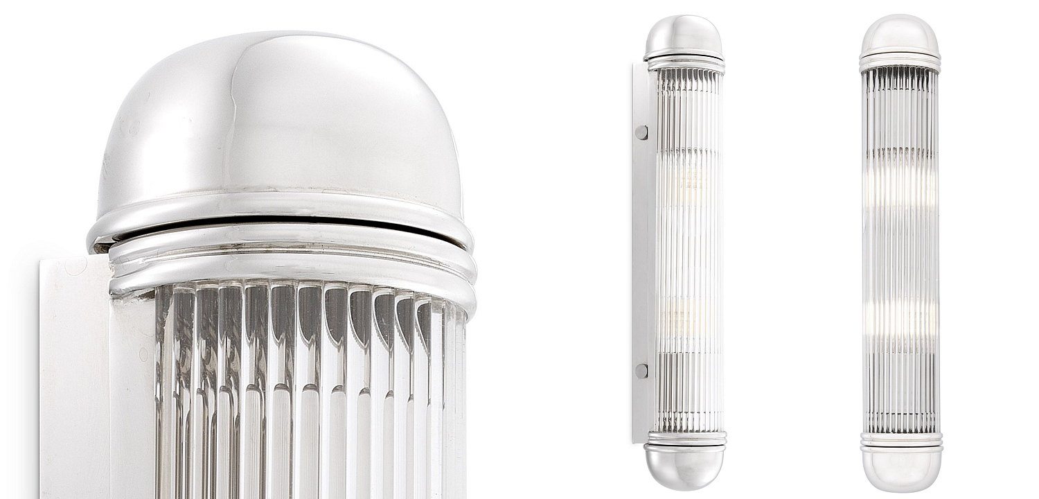 Бра Eichholtz Wall Lamp Auburn Nickel Бра Eichholtz Wall Lamp Auburn Nickel - Loft-Concept в Барнауле