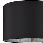 Настольная лампа с белым фактурным корпусом и черным абажуром Twisted варинант исполнения - 3 | Loft Concept в Барнауле