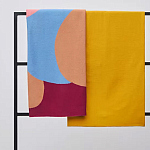 Плед из хлопка с абстрактным принтом Elysian Flow Ember варинант исполнения - 7 | Loft Concept в Барнауле