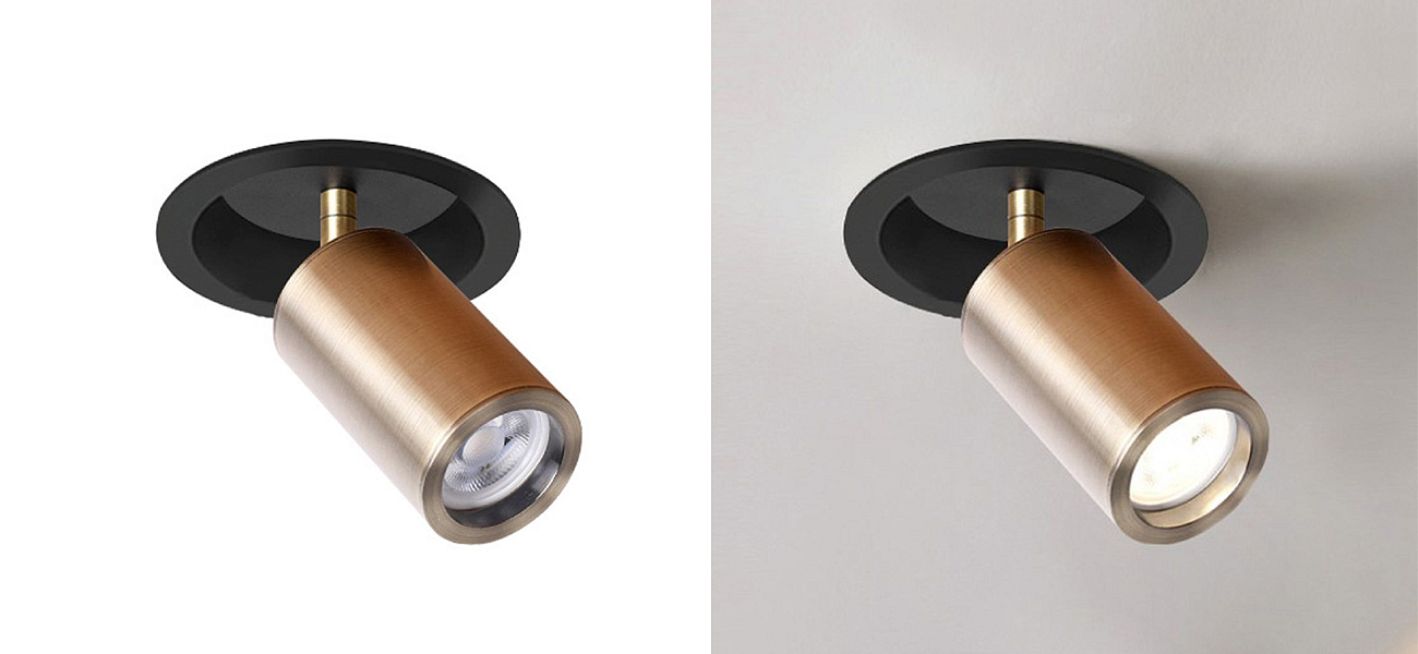 Встраиваемый поворотный спот Modern Spot Brass Встраиваемый поворотный спот Modern Spot Brass - Loft-Concept в Барнауле