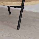 Стол приставной с 2-мя круглыми столешницами из дерева ESSEL OAK варинант исполнения - 2 | Loft Concept в Барнауле