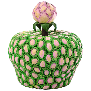 Статуэтка тропический фрукт Tropical Fruit Green Pink Flower