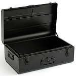 Металлический сундук Metal Chest Black варинант исполнения - 2 | Loft Concept в Барнауле