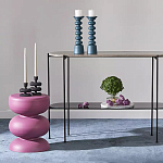 Подсвечник фигурный голубой Bright Accent 33 см варинант исполнения - 3 | Loft Concept в Барнауле