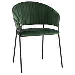 Стул в велюре зеленого цвета Horizon варинант исполнения - 1 | Loft Concept в Барнауле