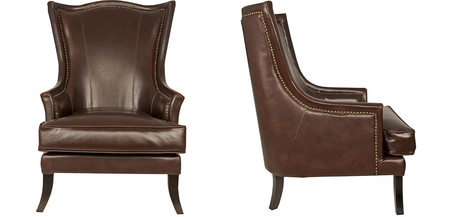 Кресло Gregoir Armchair натуральная кожа Кресло Gregoir Armchair натуральная кожа - Loft-Concept в Барнауле
