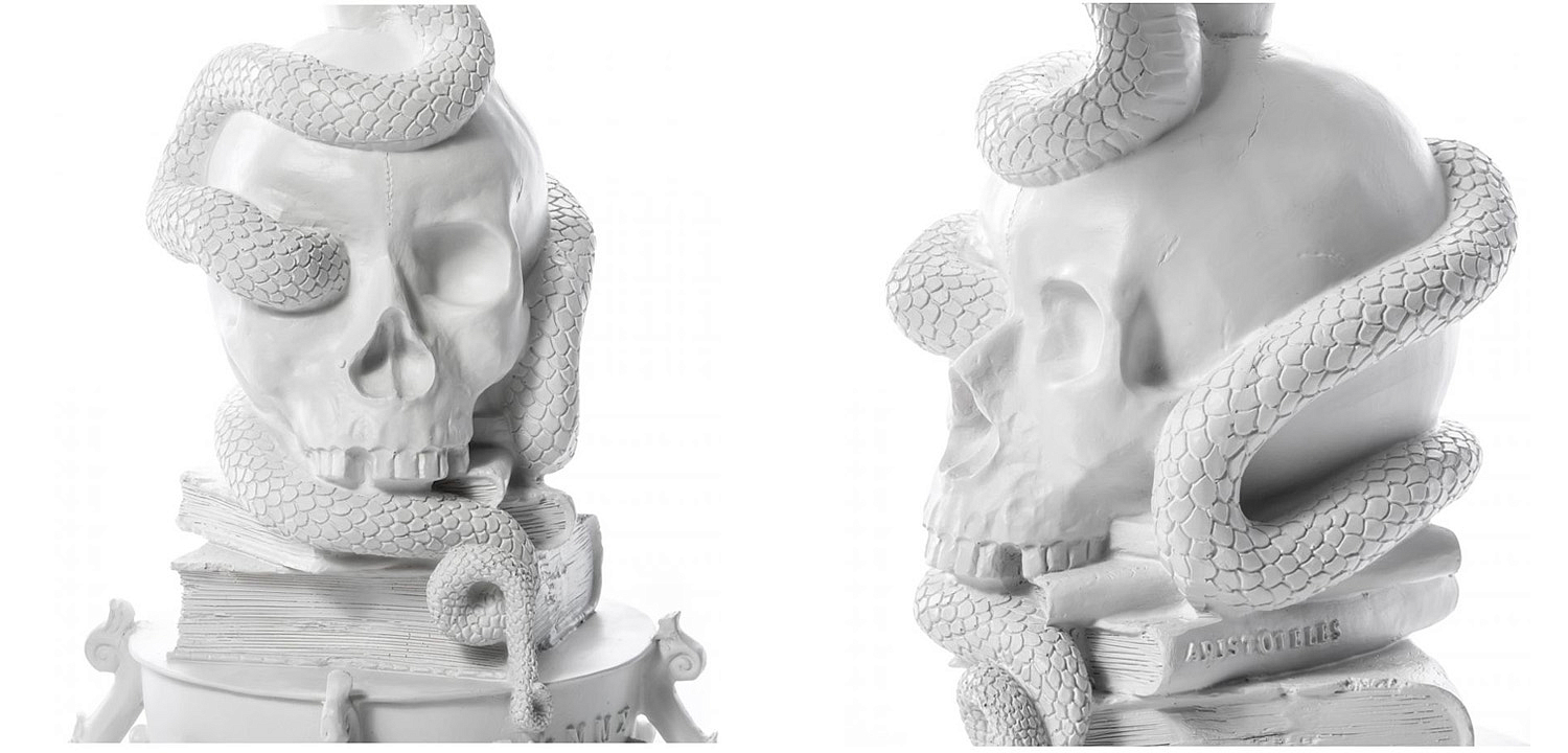 Подсвечник Seletti Giant Burlesque Skull White Подсвечник Seletti Giant Burlesque Skull White - Loft-Concept в Барнауле