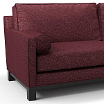 Мебельная ткань Шенилл бордовый цвет 138 см T4-38 варинант исполнения - 6 | Loft Concept в Барнауле