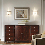 Бра вертикальное с белым полукруглым плафоном и длинным стержнем S Kichler варинант исполнения - 15 | Loft Concept в Барнауле