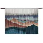 Современное Панно на стену из нитей Mountains at Sunset Горы на Закате  варинант исполнения - 2 | Loft Concept в Барнауле