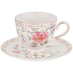 Чайный сервиз из фарфора на 6 персон 14 предметов Flower Porcelain Collection варинант исполнения - 2 | Loft Concept в Барнауле