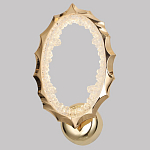 Бра овальное светодиодное с золотистым каркасом Ring of Fire варинант исполнения - 1 | Loft Concept в Барнауле