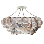 Потолочный светильник с каскадным абажуром из ракушек Sea Ravens варинант исполнения - 3 | Loft Concept в Барнауле