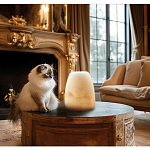 Настольная лампа в форме трапеции из натурального камня Soft Glow of Stone варинант исполнения - 5 | Loft Concept в Барнауле