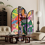 Ширма цветочный принт Colored Partition варинант исполнения - 2 | Loft Concept в Барнауле