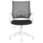 Офисное кресло с основанием из белого пластика Desk chairs Black варинант исполнения - 2 | Loft Concept в Барнауле