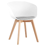 Стул из пластика с мягким сиденьем Eames варинант исполнения - 1 | Loft Concept в Барнауле