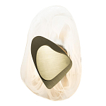 Бра овальное из стекла с золотым элементом Flow Texture  варинант исполнения - 4 | Loft Concept в Барнауле