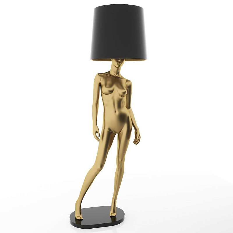 Лампа MANNEQUIN LAMP с абажуром изгибы тела Глянцевый черный Черный матовый Глянцевый белый Белый матовый Серый матовый Золотой Красный в Барнауле | Loft Concept 