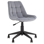 Мягкое компьютерное кресло Plushe Grey варинант исполнения - 1 | Loft Concept в Барнауле