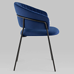 Стул в велюре синего цвета Horizon варинант исполнения - 2 | Loft Concept в Барнауле