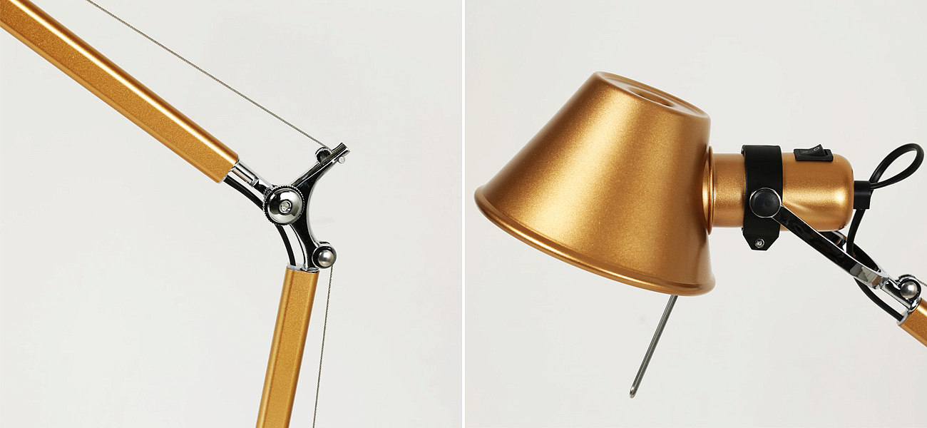 Настольная лампа золотого цвета Artemide Настольная лампа золотого цвета Artemide - Loft-Concept в Барнауле