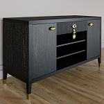 Комод-буфет Elsa Dreams Black с открытыми полками   варинант исполнения - 2 | Loft Concept в Барнауле