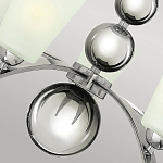 Люстра с матовыми конусными плафонами и декоративными элементами в форме шаров Hinkley варинант исполнения - 16 | Loft Concept в Барнауле