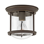 Потолочный светильник для ванных комнат со стеклянным плафоном и одной лампой Hinkley варинант исполнения - 8 | Loft Concept в Барнауле