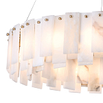 Люстра круглая декорированная натуральным камнем Stone Interior Accent варинант исполнения - 3 | Loft Concept в Барнауле