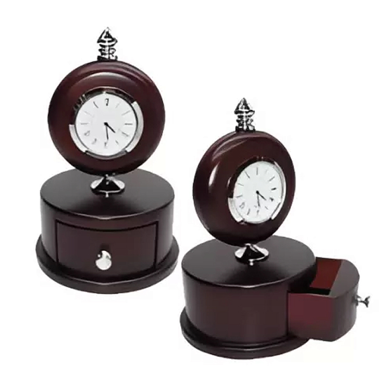 Часы настольные интерьерные Time Forward Коричневый Часы настольные интерьерные Time Forward Коричневый в Барнауле | Loft Concept