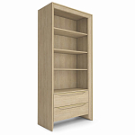  Стеллаж 2 ящика 4 открытые полки Flowchart 90 см варинант исполнения - 2 | Loft Concept в Барнауле