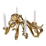 Большой Подсвечник золотой Осьминог Gold Octopus Candlestick  варинант исполнения - 1 | Loft Concept в Барнауле