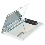 Визитница карманная металлическая с накладкой из натурального камня Серафинит Stone Business Card Holders  варинант исполнения - 3 | Loft Concept в Барнауле