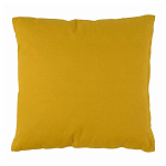 Подушка декоративная хлопковая горчичного цвета с абстрактным принтом Elysian Flow Sunset варинант исполнения - 2 | Loft Concept в Барнауле