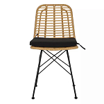 Стул с ротанговым плетением Wicker Stool без подлокотников варинант исполнения - 1 | Loft Concept в Барнауле