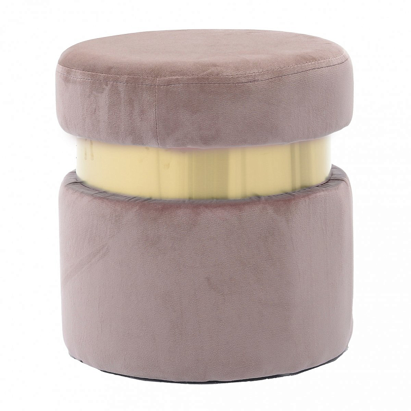 Пуф Golden Belt Dusty Rose Дымчатая Роза Золотой Пуф Golden Belt Dusty Rose Дымчатая Роза Золотой в Барнауле | Loft Concept