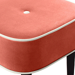 Квадратный мягкий пуф на черных ножках Winton Pouf Square варинант исполнения - 16 | Loft Concept в Барнауле